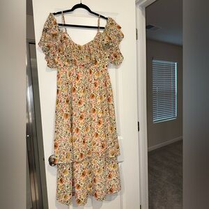 Marissa Olivia Floral Maxi Dress Women’s Size Medium